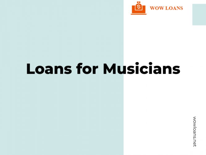 loans for musicians