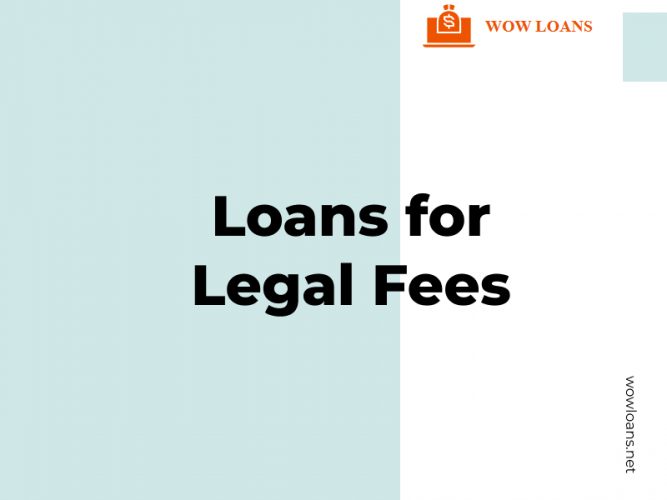 loans for legal fees